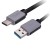 Кабель 1м с USB 3.1 Type C Male на USB для Macbook 12 Черный