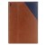Кожаный чехол с отсеками для денег и визиток для iPad Pro 9.7 (сине-коричневый)