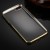 Стильный силиконовый чехол для iPhone 7/8 Plus (Золотой ободок)