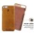 Кожаный чехол Pierre Cardin для iPhone 6/6S (коричневый)