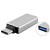 Переходник USB-C to USB (серебряный)
