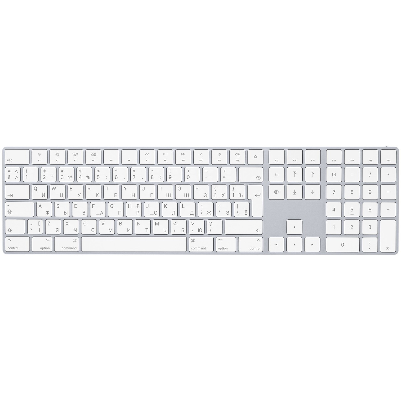 Клавиатура Apple Magic Keyboard с цифровой панелью (русская раскладка) MQ052