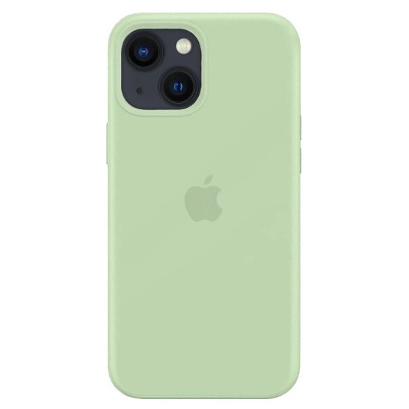 Силиконовый чехол для iPhone 14/13, цвет фисташковый OEM
