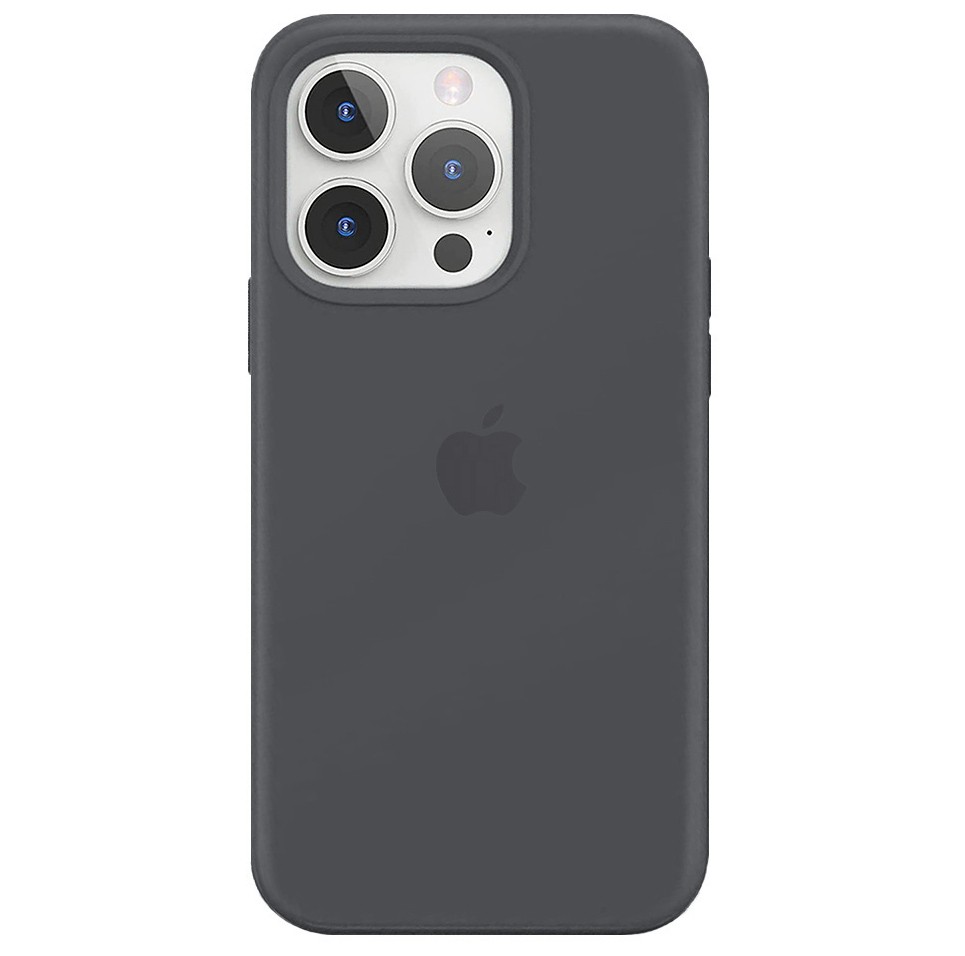 Силиконовый чехол для iPhone 13 Pro Max, цвет угольно-серый OEM