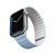 38/40/41мм Cиликоновый ремень Uniq Revix для Apple Watch, белый/голубой