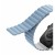 38/40/41мм Cиликоновый ремень Uniq Revix для Apple Watch, белый/голубой