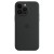 Силиконовый чехол MagSafe для iPhone 14 Pro Max, цвет чёрный