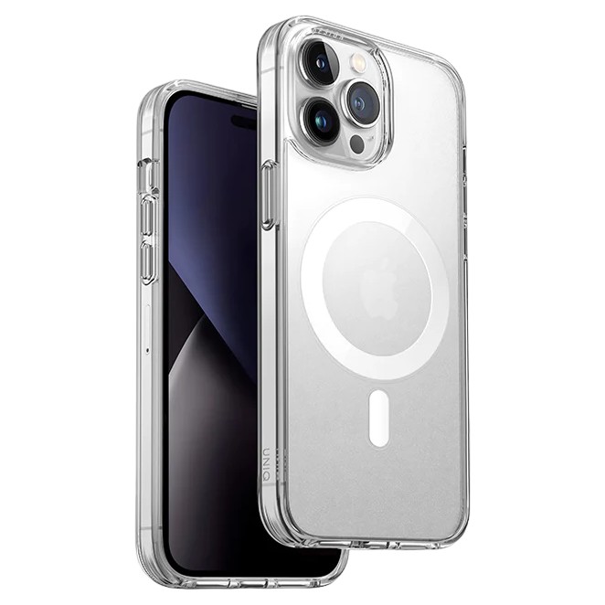 Чехол Uniq Lifepro Xtreme MagSafe для iPhone 14 Pro Max, прозрачный лед