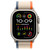 Apple Watch Ultra 2 49mm GPS+Cellular Titanium Case with Orange/Beige Trail Loop