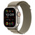 Apple Watch Ultra 2 49mm GPS+Cellular Titanium Case with Olive Loop