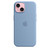 Силиконовый чехол MagSafe для iPhone 15, цвет зимний синий