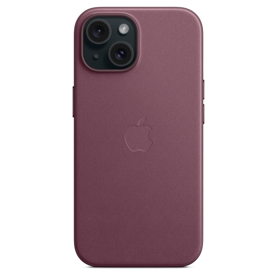 Чехол FineWoven Case с MagSafe для iPhone 15, цвет шелковицы