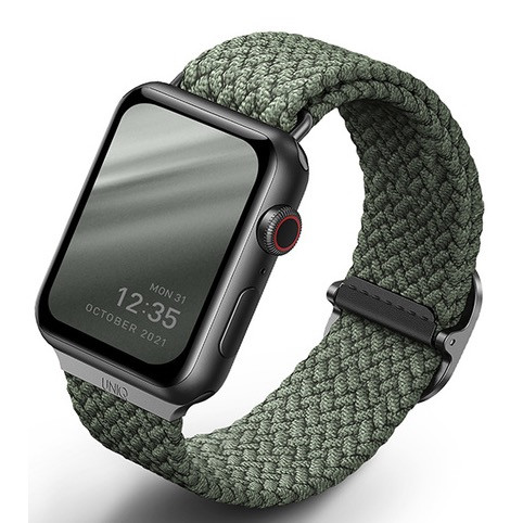 38/40/41 мм Плетённый ремень Uniq Aspen для Apple Watch, зелёный