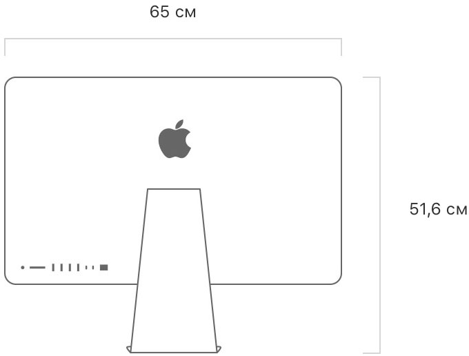 Размеры и вес iMac 5K