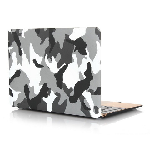 Защитный пластиковый чехол-накладка ENKAY зимний камуфляж для MacBook 12