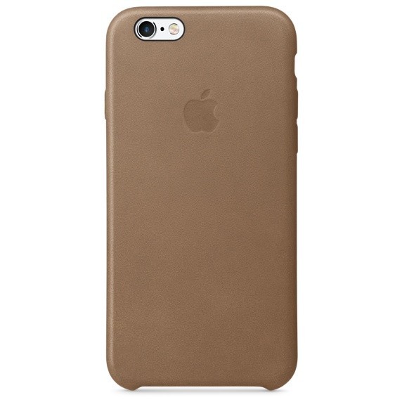 Кожаный чехол Apple для iPhone 6/6s, коричневый цвет