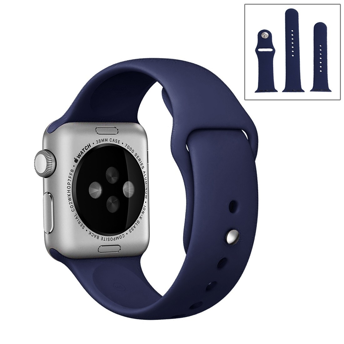 42/44мм Спортивный ремешок темно-синего цвета для Apple Watch OEM