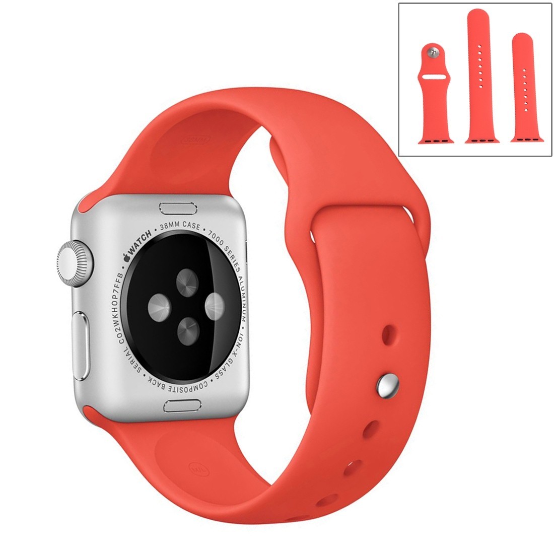 38/40мм Cпортивный ремешок красного цвета цвета для Apple Watch OEM