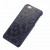 Кожаный чехол с черепками для iPhone 6/6s (темно-синий)