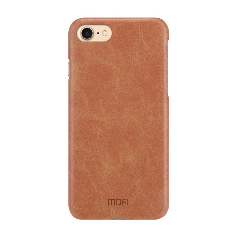 Кожаный чехол Mofi для iPhone SE/8/7 (коричневый)