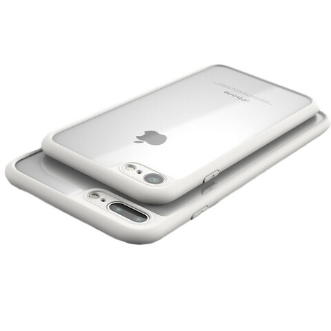 Ультратонкий силиконовый чехол 0.38мм для iPhone 7/8 Plus (белый)