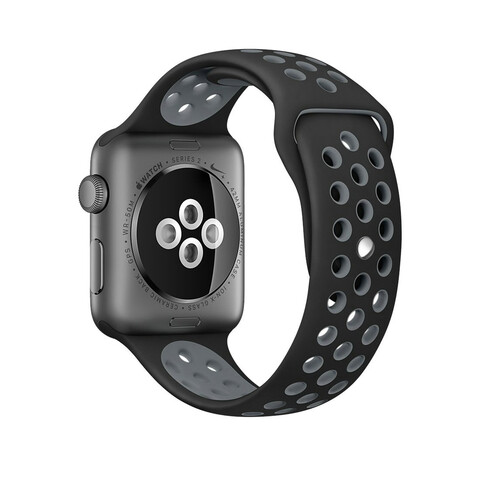 42/44мм Спортивный ремешок Nike+ черно-серого цвета для Apple Watch OEM
