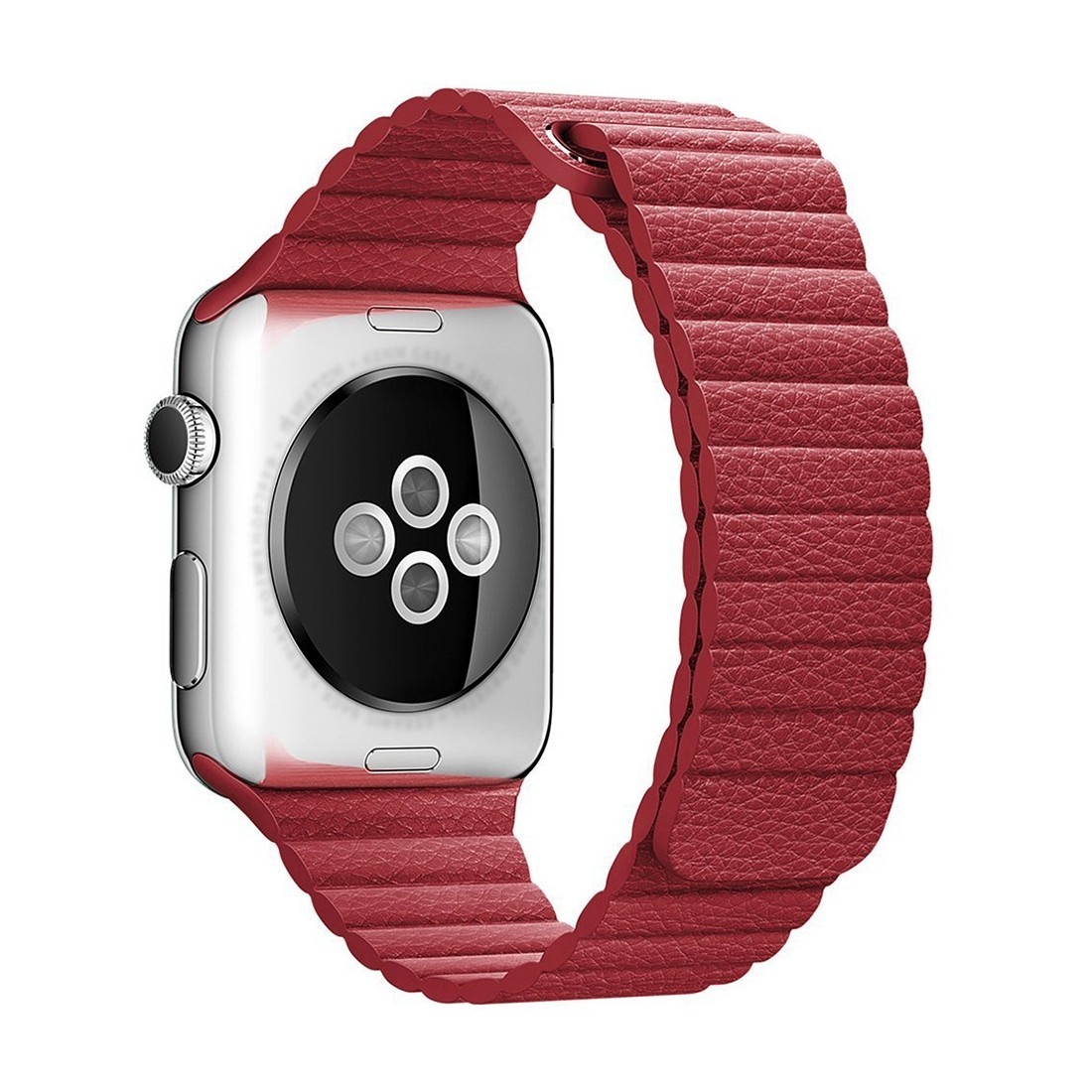 38/40мм Кожаный ремешок красного цвета для Apple Watch OEM