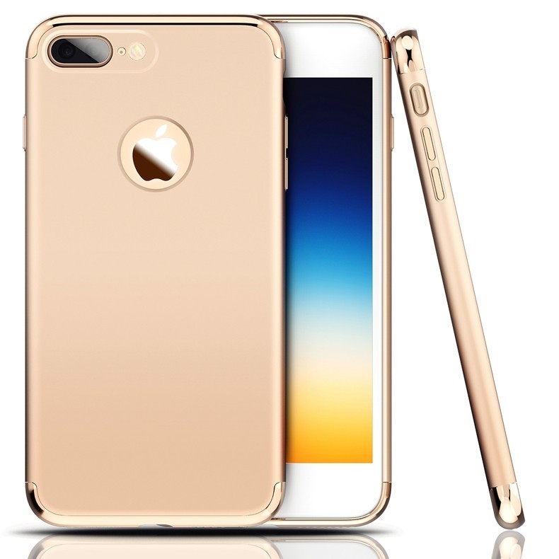 Защитный чехол Luxury для iPhone 7/8 Plus (золотой)
