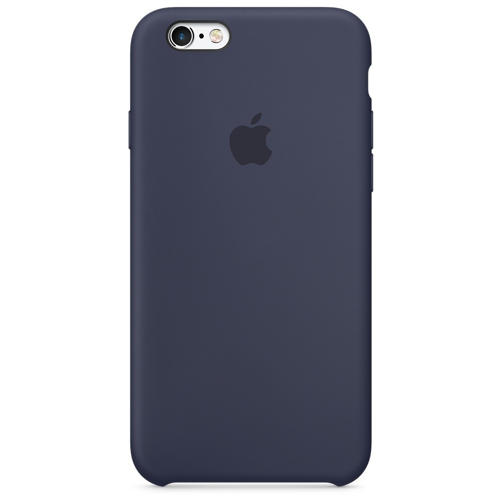 Силиконовый чехол для iPhone 6/6s, тёмно-синий цвет OEM