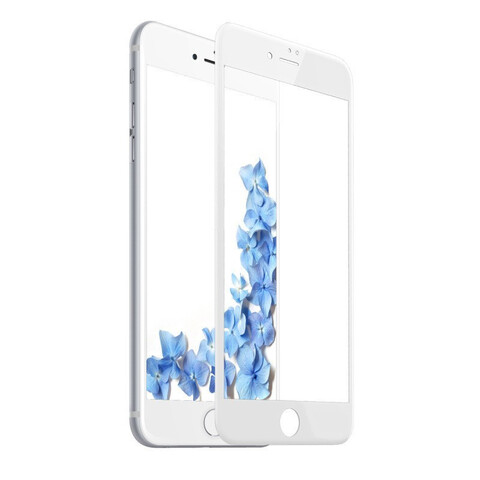 Защитное 3D матовое стекло для iPhone 7/8 Plus - белое