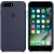 Силиконовый чехол для iPhone 7/8 Plus, тёмно-синий цвет OEM