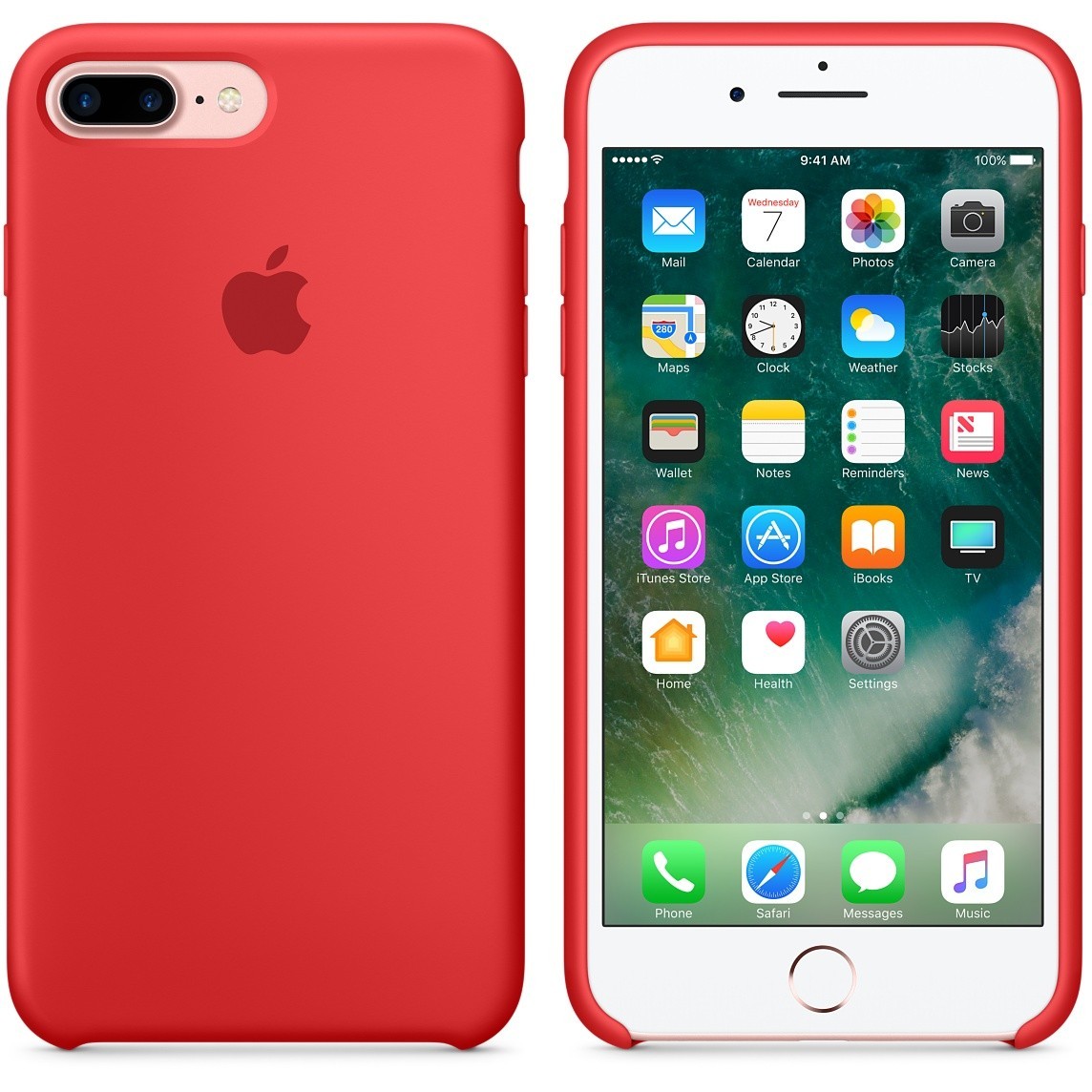 Купить Силиконовый чехол для iPhone 7/8 Plus, (Product) Red OEM цена  Севастополь-Симферополь-Крым-Москва-Россия в Магазине iStore