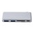 Адаптер c USB Type-C на 2 х USB 3.0, USB-C и картридером для Macbook (Gray)