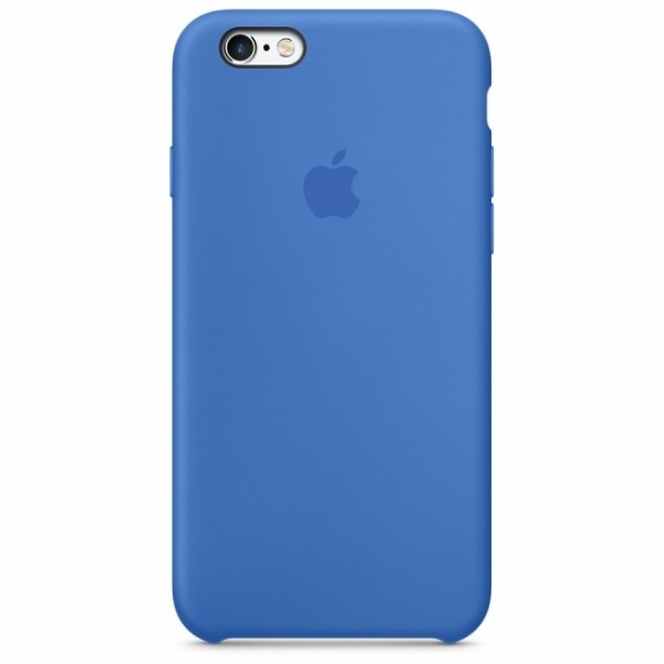 Силиконовый чехол для iPhone 6/6S, цвет синий OEM