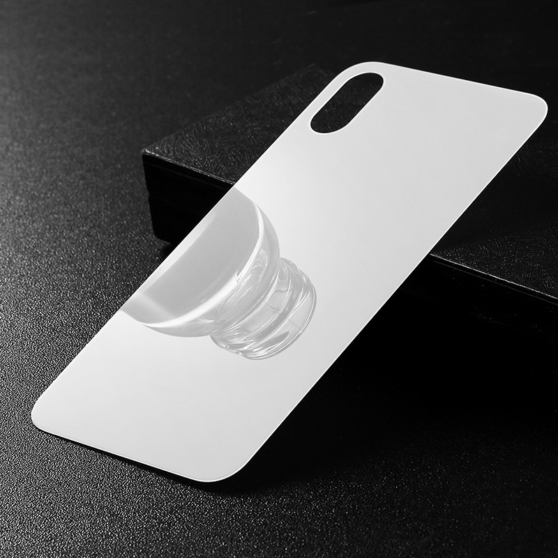 Bases Back Glass iPhone X White