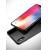 Ультратонкий чехол со стеклянной спинкой для iPhone X/XS (черный)