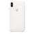 Силиконовый чехол для iPhone XS Max (белый) OEM