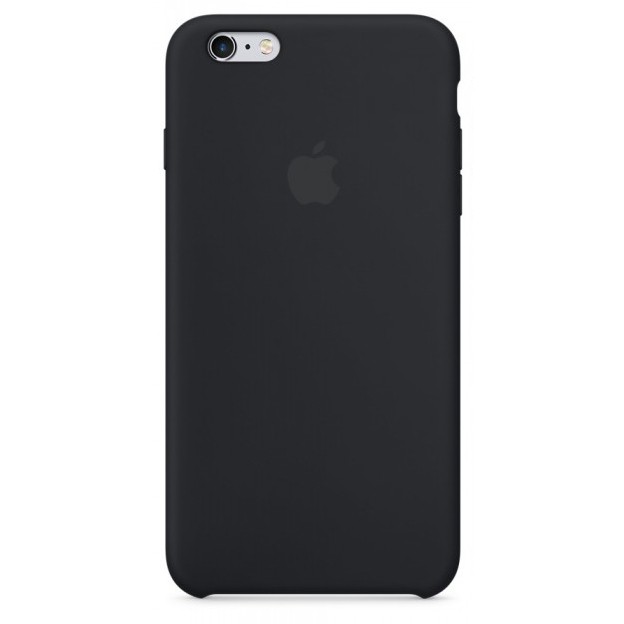 Силиконовый чехол для iPhone 6/6s, чёрный цвет OEM