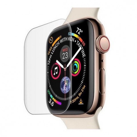 Защитное 3D стекло с защитным гелем для Apple Watch 40mm