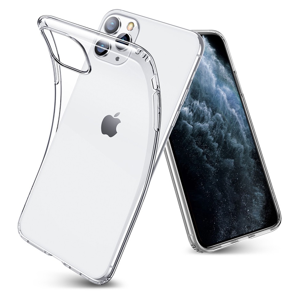 Ультратонкий силиконовый чехол для iPhone 11 Pro Max (прозрачный)