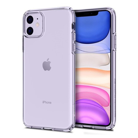 Ультратонкий силиконовый чехол для iPhone 11 (прозрачный)