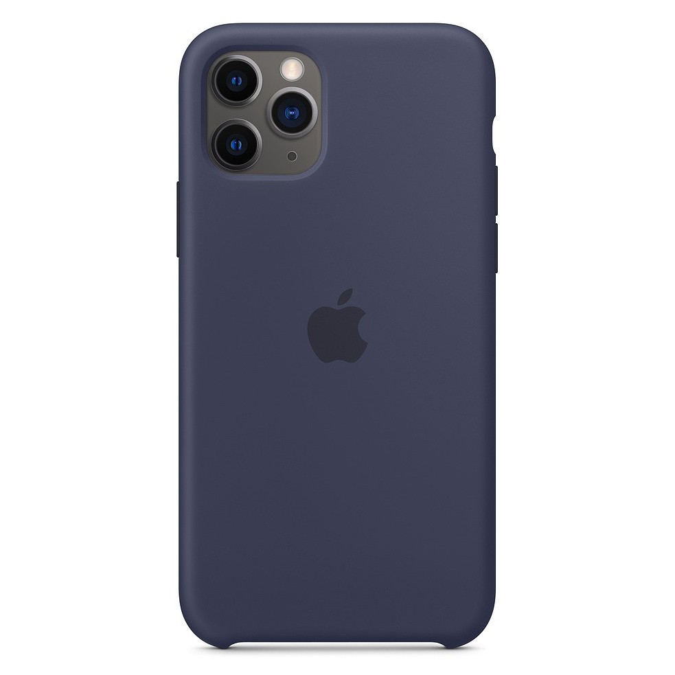 Силиконовый чехол для iPhone 11 Pro, цвет тёмно-синий OEM