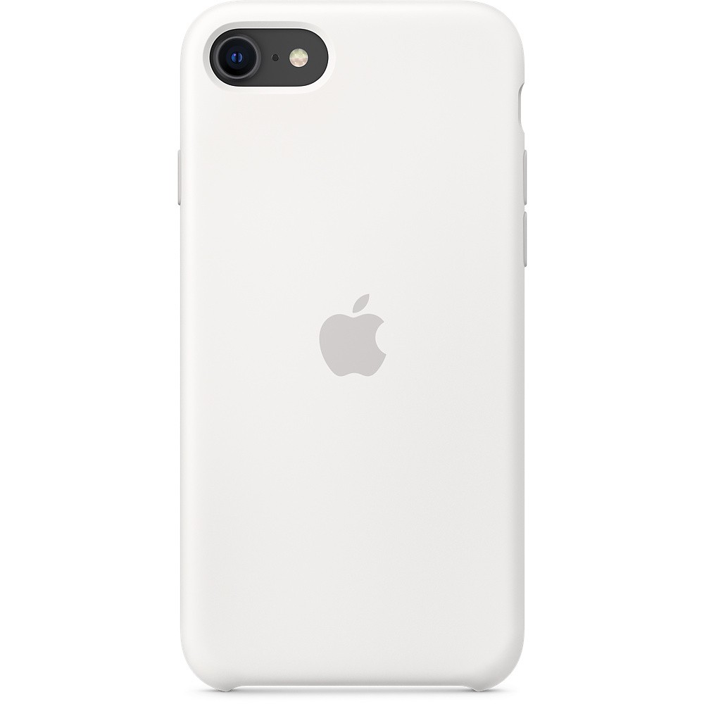 Силиконовый чехол для iPhone SE, белый цвет