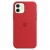 Силиконовый чехол для iPhone 12/12 Pro, цвет красный OEM