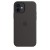 Силиконовый чехол для iPhone 12/12 Pro, цвет чёрный OEM