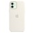 Силиконовый чехол для iPhone 12/12 Pro, цвет белый OEM