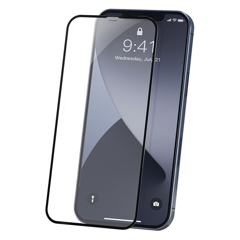 Защитное 3D глянцевое стекло BUFF Anti-shock для iPhone 12/12 Pro