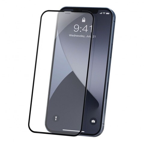 Защитное 3D глянцевое стекло BUFF Anti-shock для iPhone 12 mini