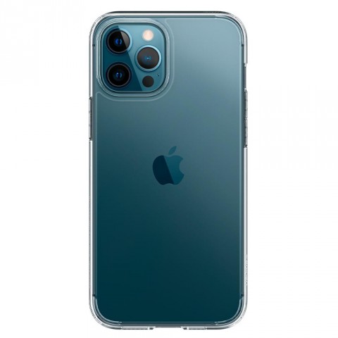 Ультратонкий силиконовый чехол для iPhone 12 Pro Max (прозрачный)
