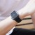 38/40мм Силиконовый ремешок с бампером Hoco WB09 для Apple Watch (чёрный)